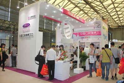口腔医疗展会搭建,三椒日化上海展台搭建